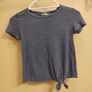 Short sleeve crop top